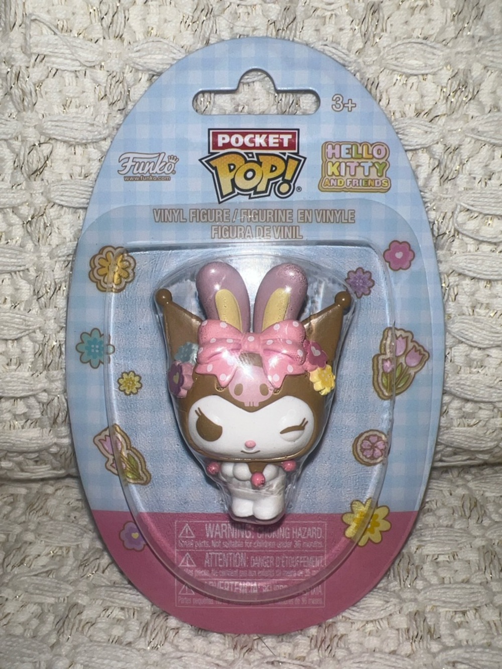 NWT Funko Hello Kitty And Friends Pocket Pop! Kuromi Vinyl Figure Bunny Ears - Picture 3 of 4